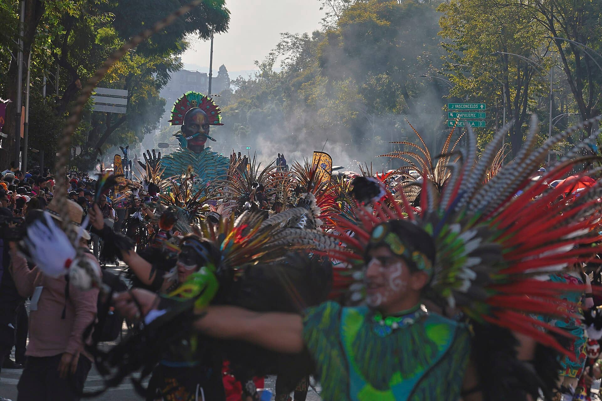 Figuras de Catrina no Dia de los Muertos, na Cidade do México