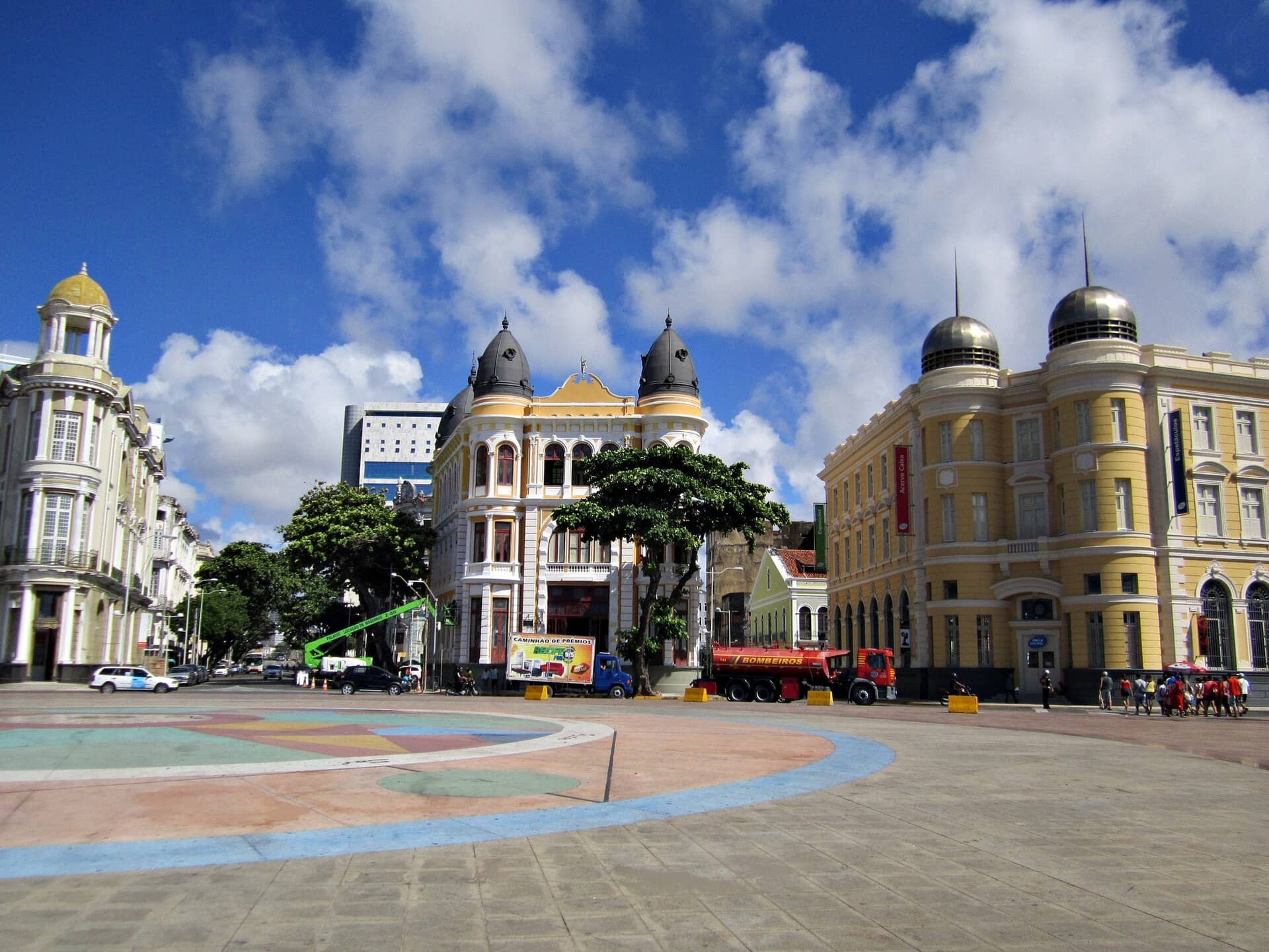 Marco Zero, no bairro histórico do Recife Antigo