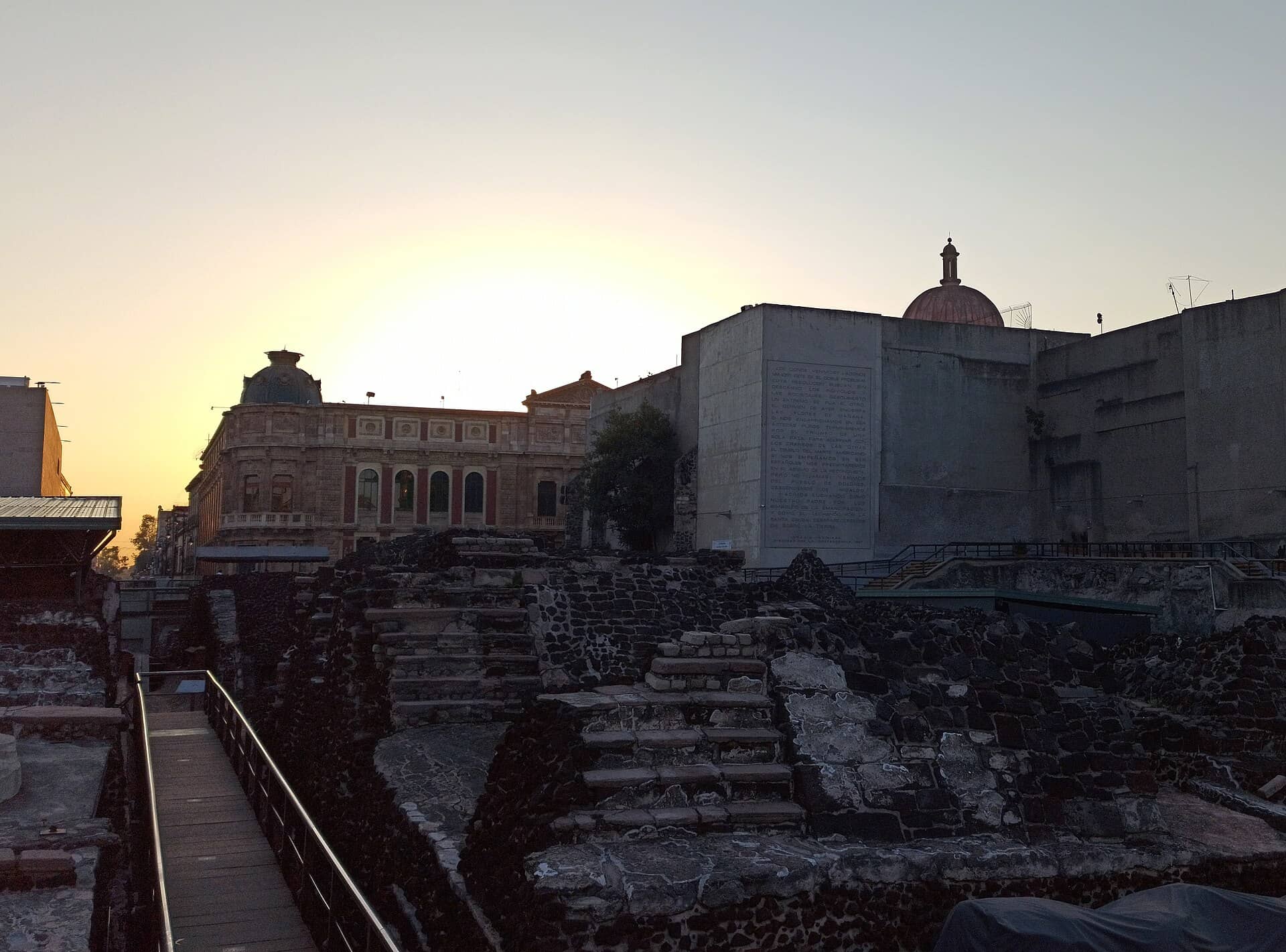 Ruínas do Templo Mayor, antigo centro cerimonial de Tenochtitlán