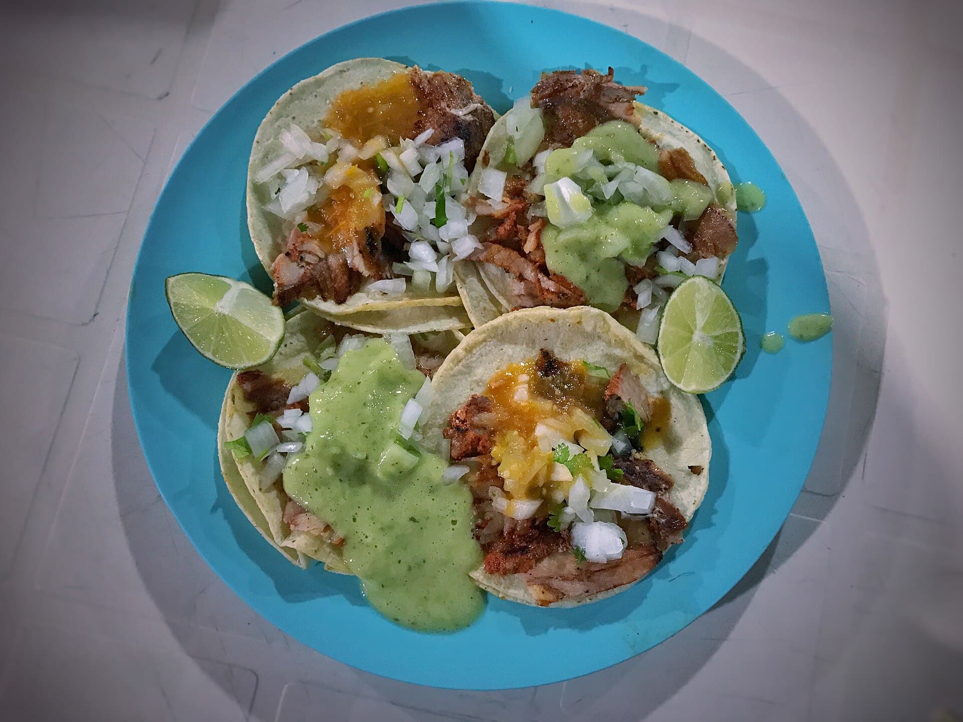 Tacos al pastor, prato popular de rua na Cidade do México