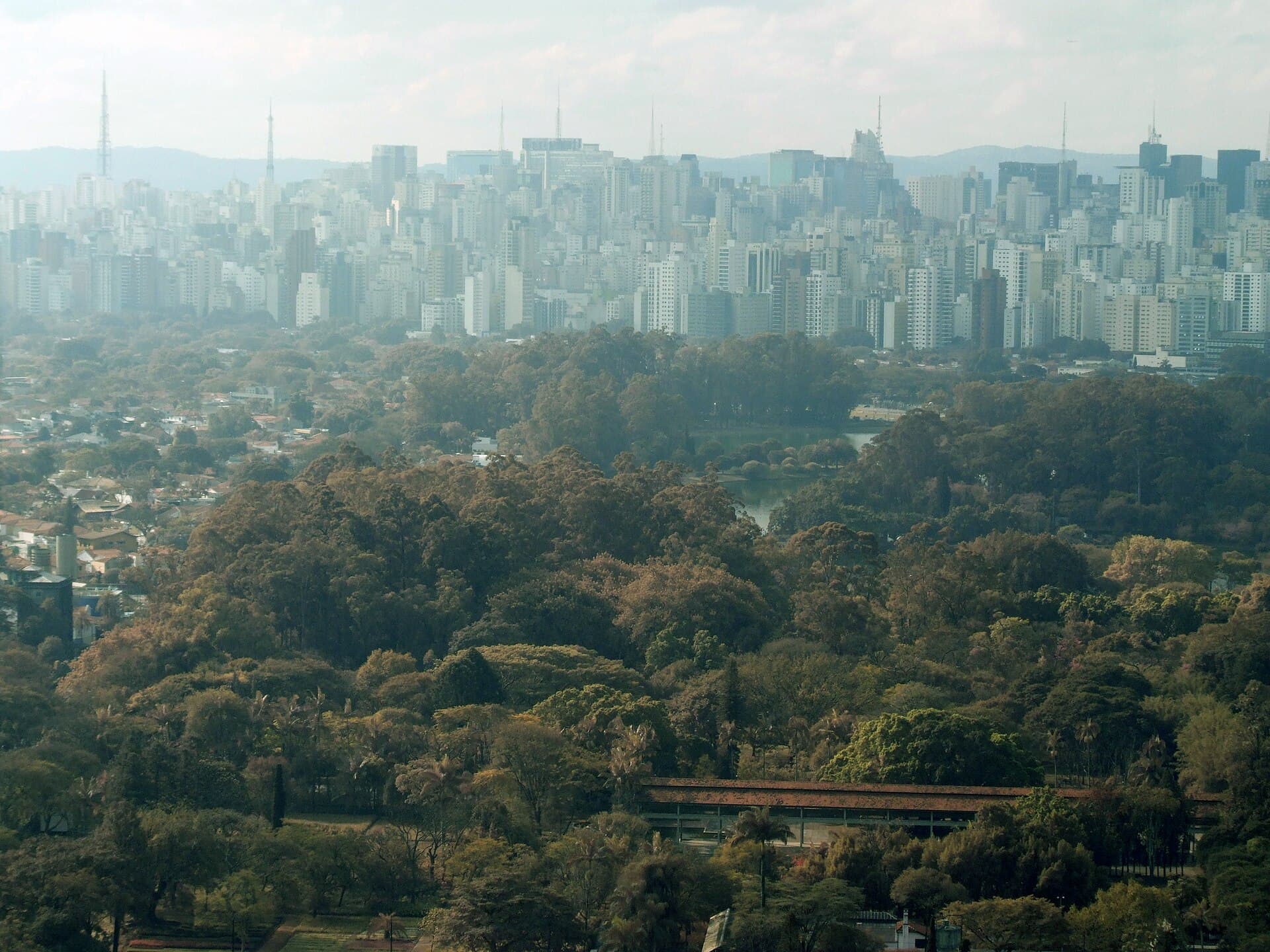 Vista da Avenida Paulista, em São Paulo